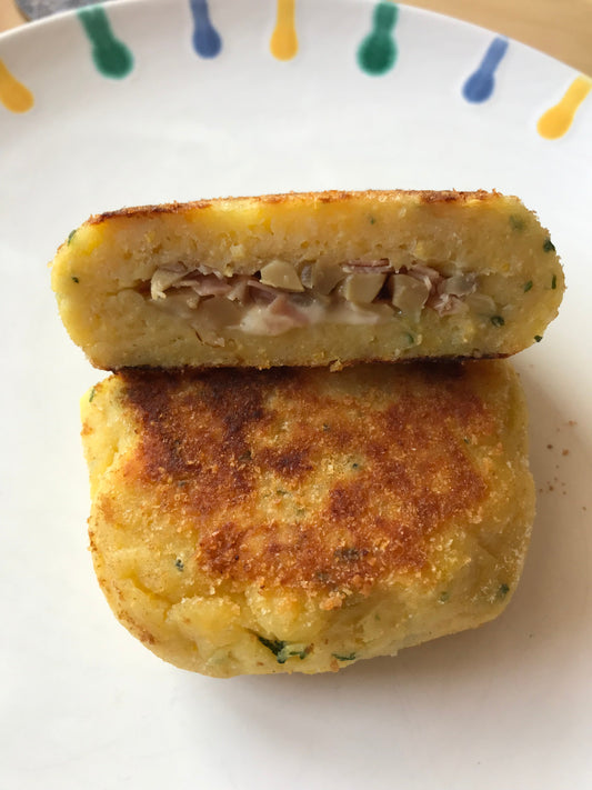 Erdäpfel Cordon bleu