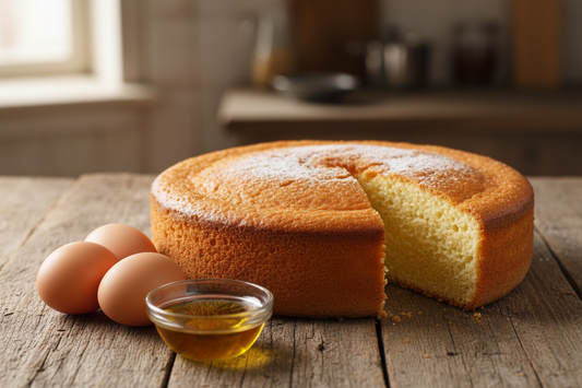 Öl-Biskuitmasse für Torte oder Blech